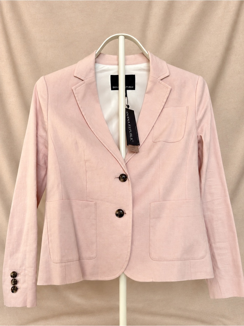 Banana Republic Blazer in Pale Pink